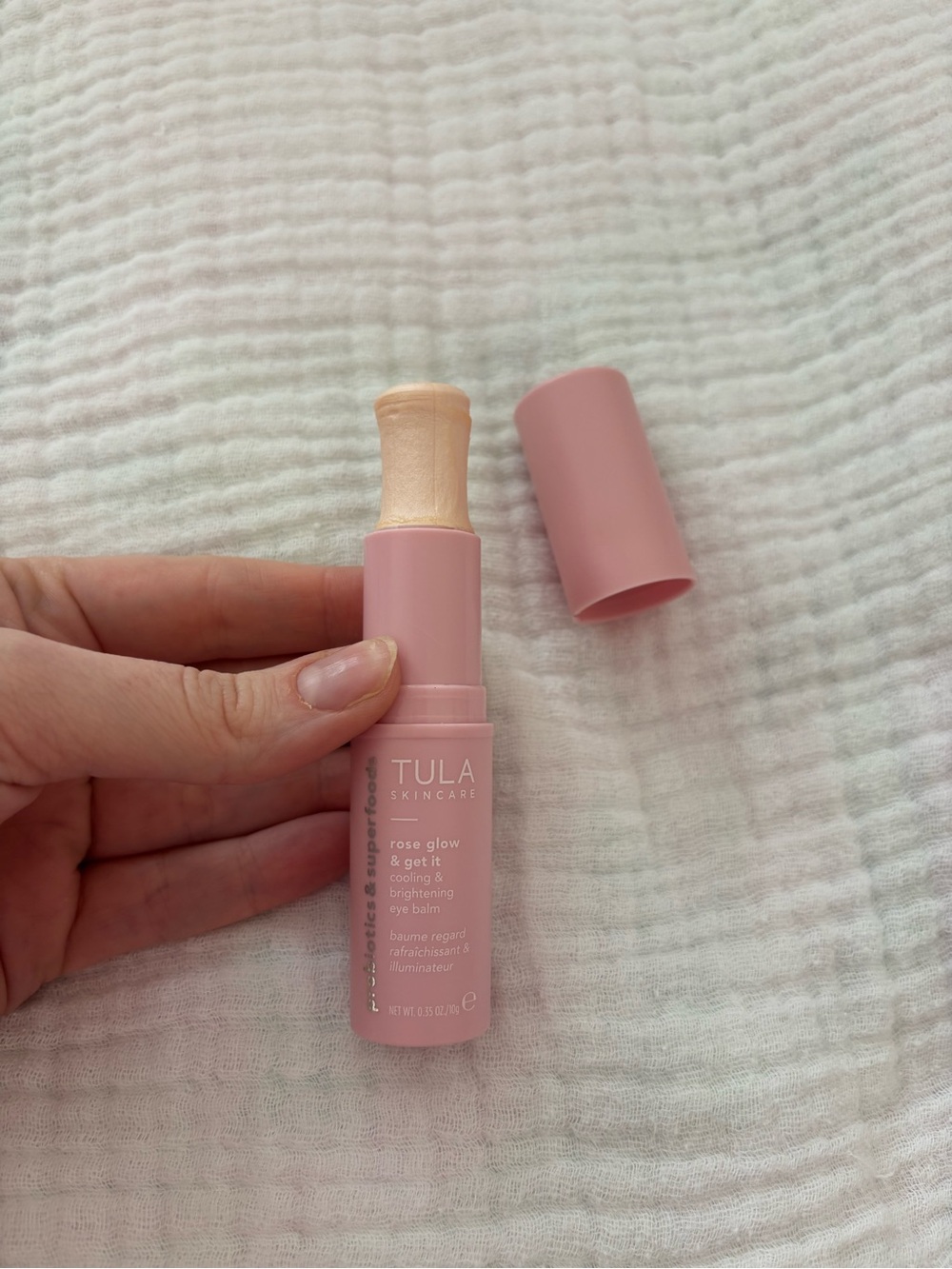 Tula Rose Glow Highlight Stick - Pink & Champagne